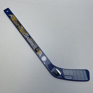 NHL Officially Buffalo Sabres Mini Hockey Stick USA Made Blue Sher-Wood NEW